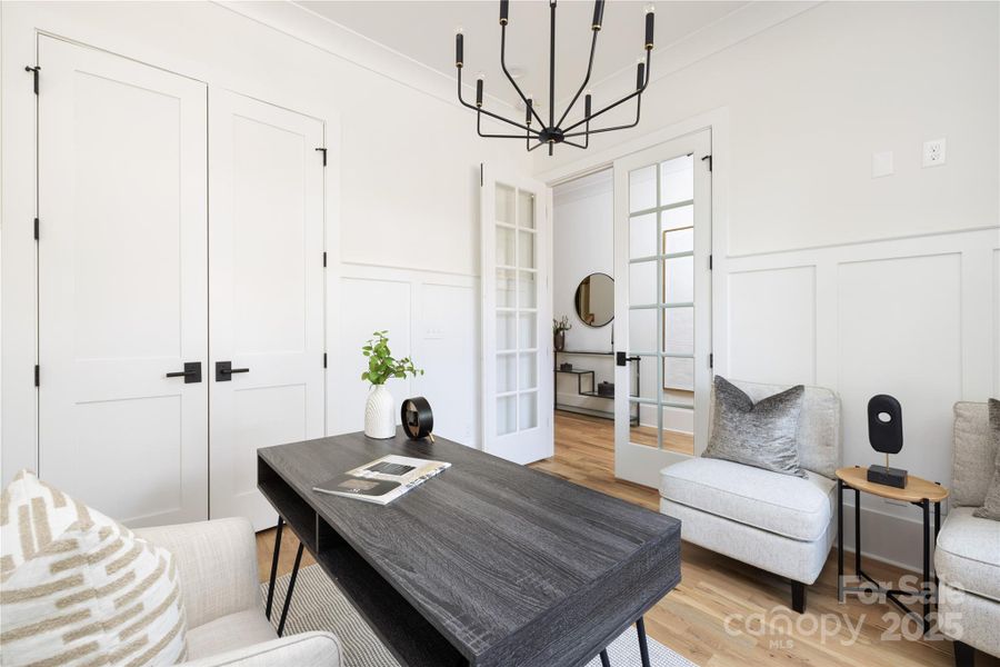 Furnished interior view inside a new home in , Charlotte (Image 8).