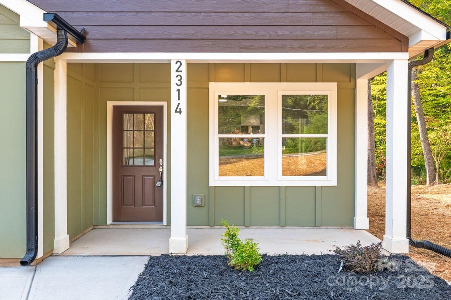 Front exterior of a new home in , Shelby, NC, highlighting curb appeal (Image 2).