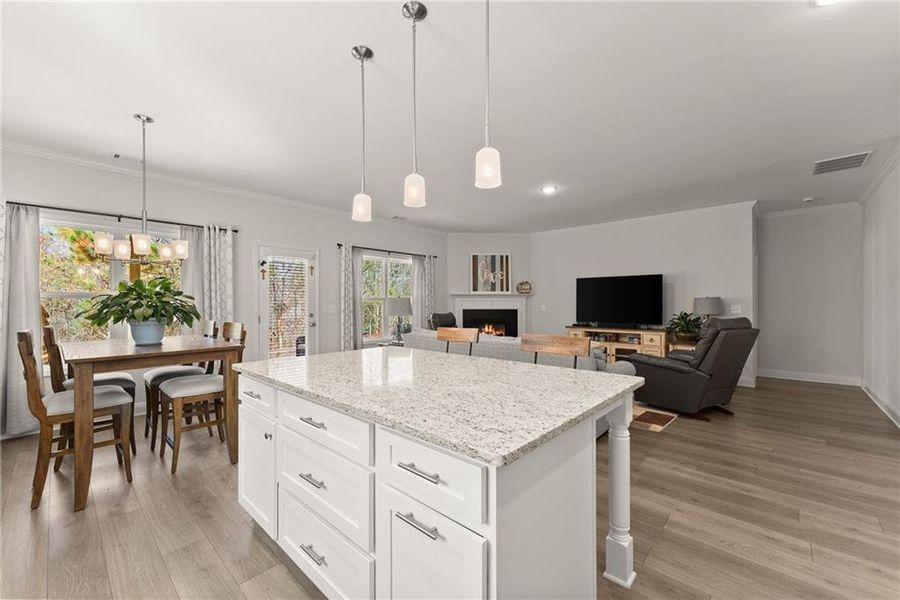 Furnished interior view inside a new home in , Dawsonville (Image 30).