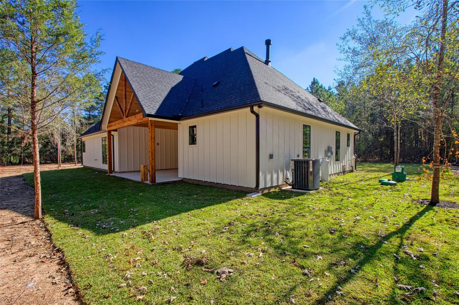 Exterior details and patio area of a home in , Plantersville (Image 22). Exterior details and patio area of a home in , Plantersville (Image 22).