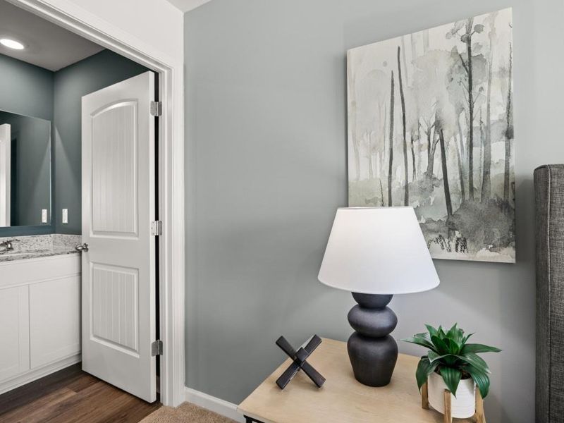 Furnished interior view inside a new home in Woodbury Park, Atlanta (Image 32).
