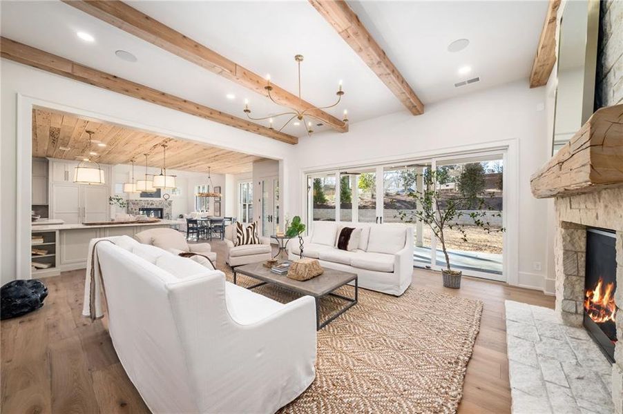 Furnished interior view inside a new home in , Alpharetta (Image 49).