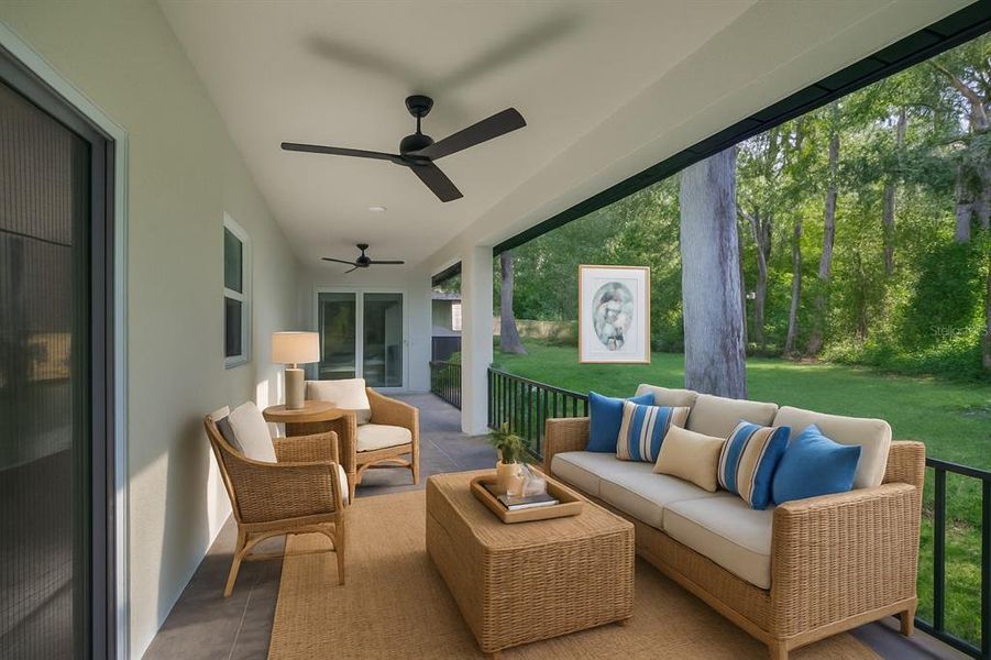 Exterior details and patio area of a home in , Tampa (Image 30). Exterior details and patio area of a home in , Tampa (Image 30).