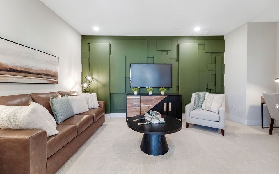 Furnished interior view inside a new home in Marvida, Cypress (Image 31).