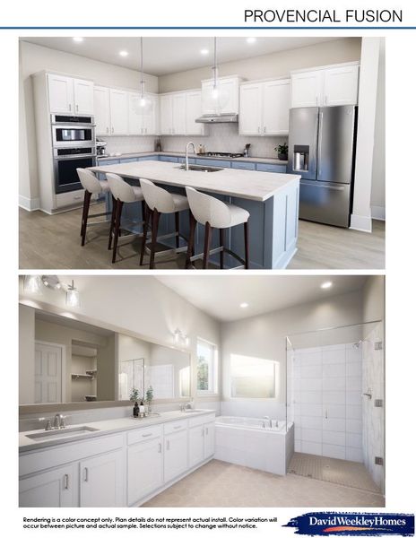 Furnished interior view inside a new home in Walden Creek – Summit Collection, Montgomery (Image 3).