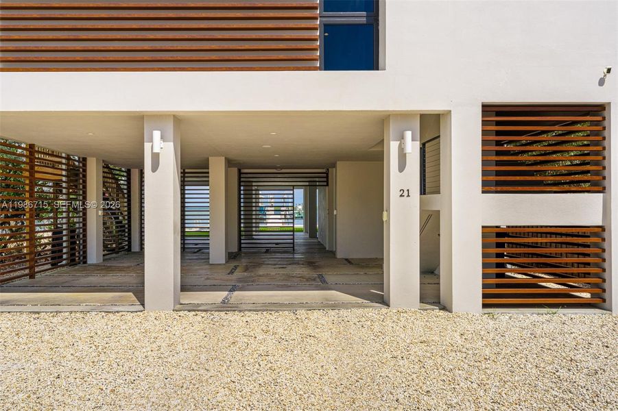 Exterior details and patio area of a home in , Key Largo (Image 3). Exterior details and patio area of a home in , Key Largo (Image 3).