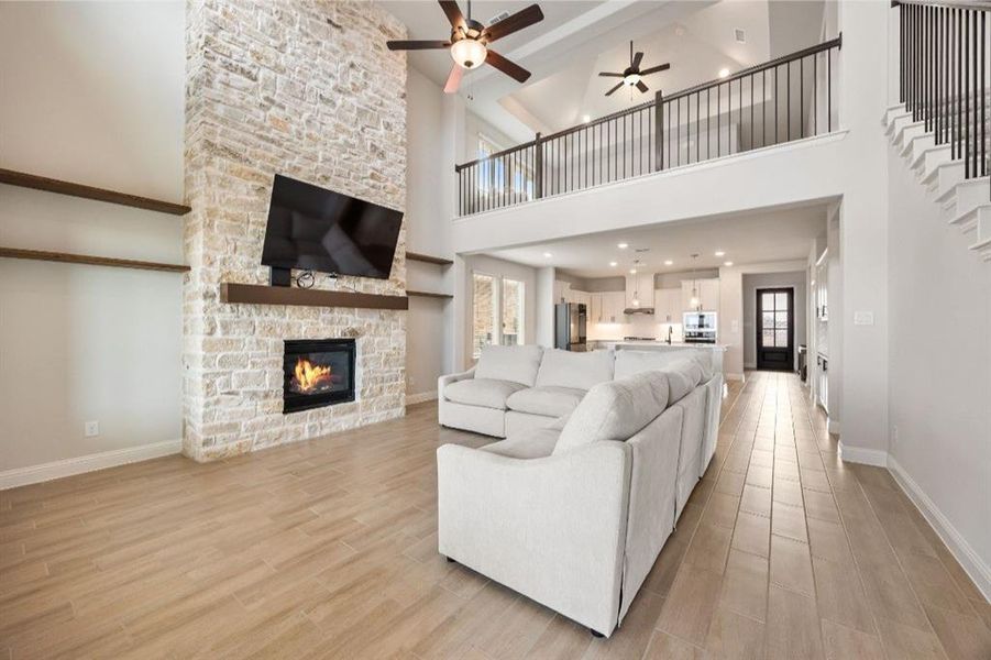 Furnished interior view inside a new home in , Forney (Image 16).