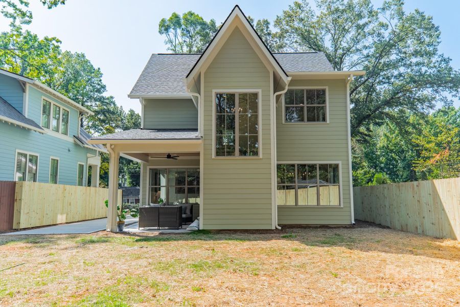Exterior details and patio area of a home in , Charlotte (Image 26).