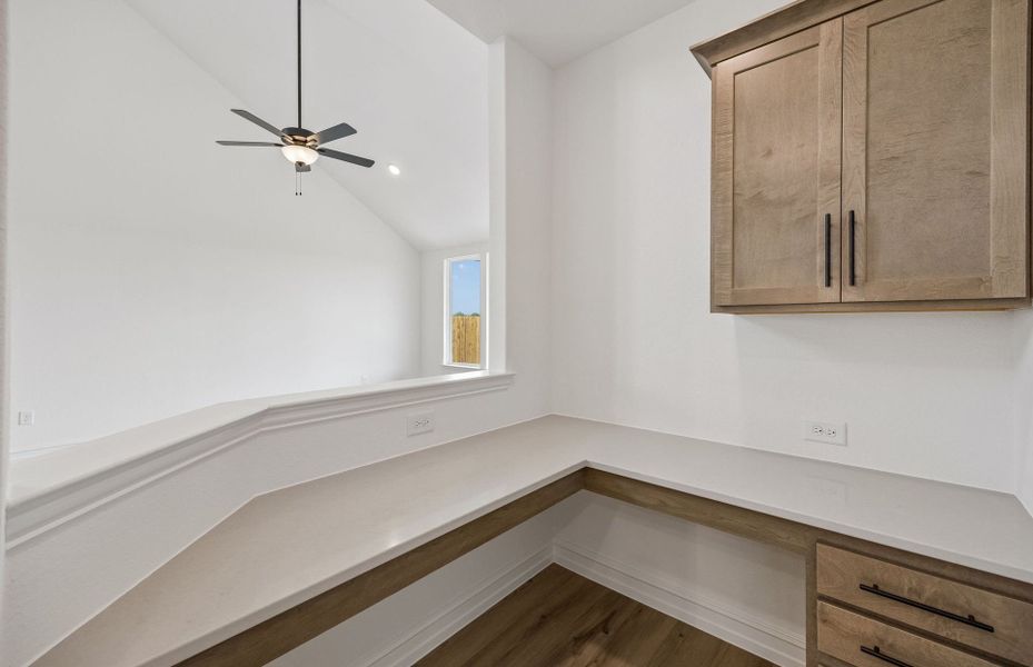 Spacious, unfurnished interior of a new home in Ribbonwood, Aubrey (Image 17). Spacious, unfurnished interior of a new home in Ribbonwood, Aubrey (Image 17).