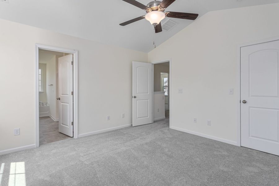 Representative unfurnished interior of a home built from the Dayton by Keystone Homes NC in The Wilcox, Greensboro (Image 46).