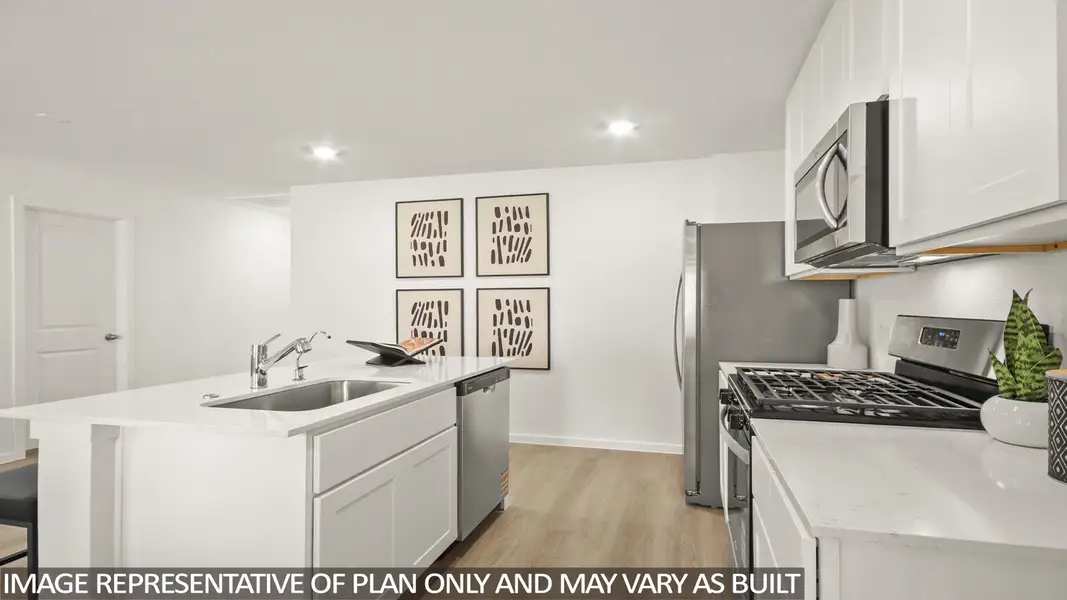 Furnished interior view inside a new home in Eastern Wells, Jarrell (Image 4).