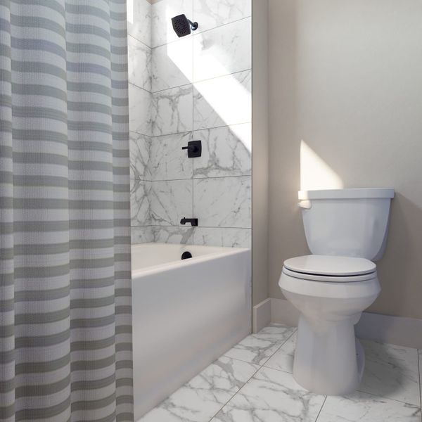 Furnished interior view inside a new home in Trillium, Richmond (Image 22).