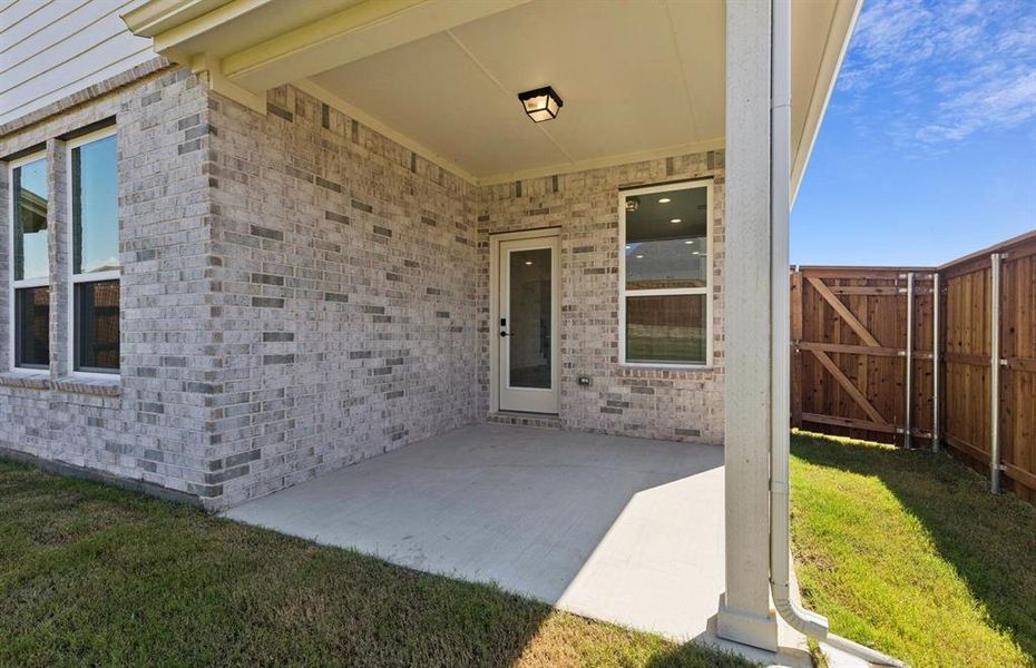 Covered patio Covered patio