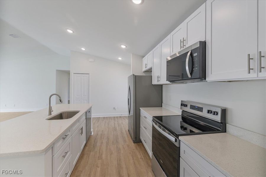 Furnished interior view inside a new home in Cape Coral, Cape Coral (Image 9). Furnished interior view inside a new home in Cape Coral, Cape Coral (Image 9).