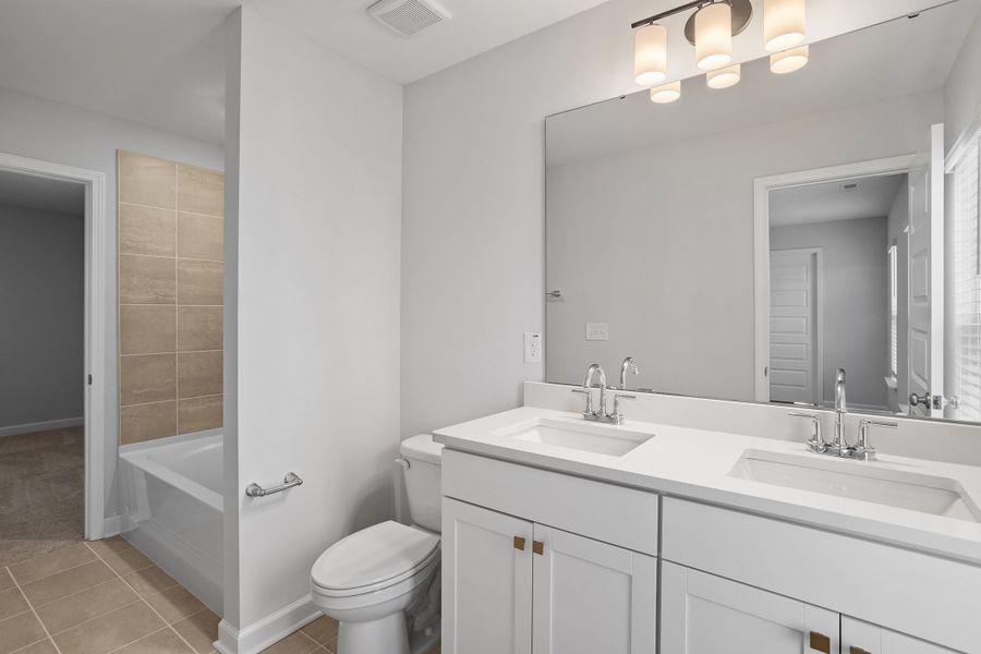 Furnished interior view inside a new home in Sweetbrier, Durham (Image 17).