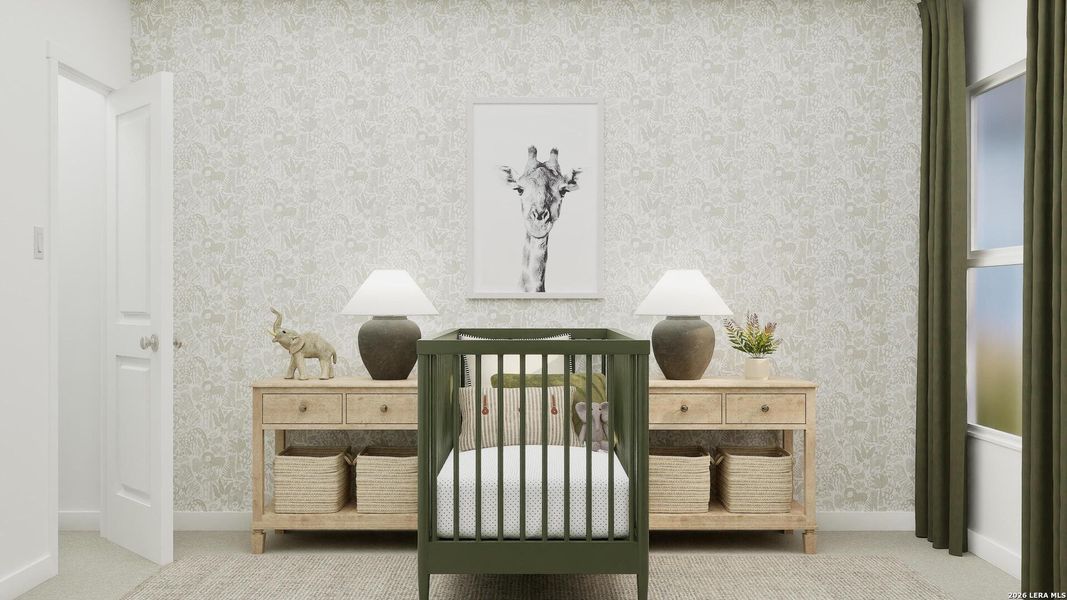 Furnished interior view inside a new home in Brookmill, San Antonio (Image 27).