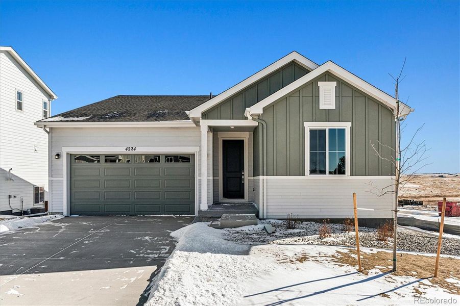In-progress construction of a new home in Spring Valley Ranch, Elizabeth, CO (Image 19).