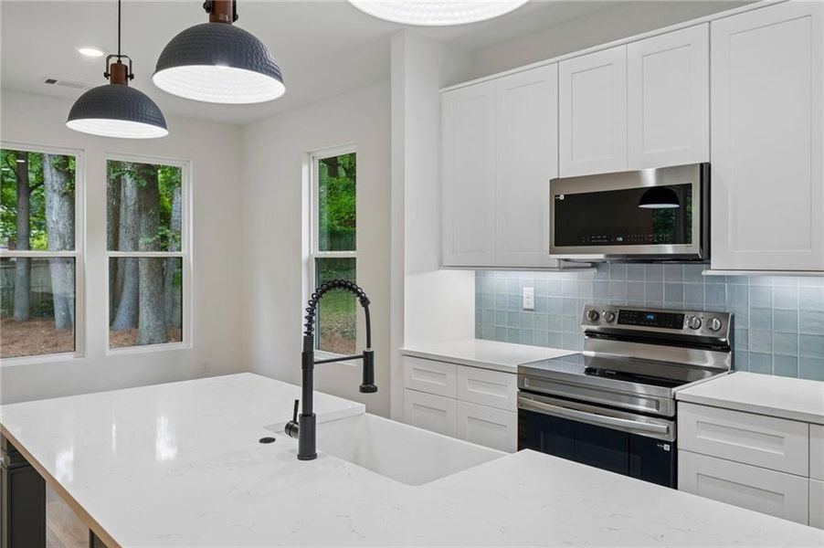 Furnished interior view inside a new home in , Atlanta (Image 7).