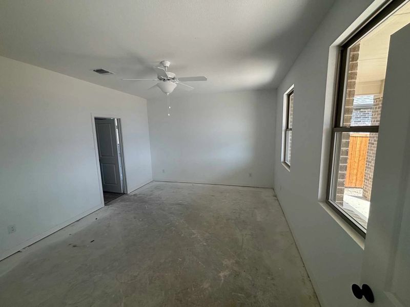 Primary Bedroom Construction Progress