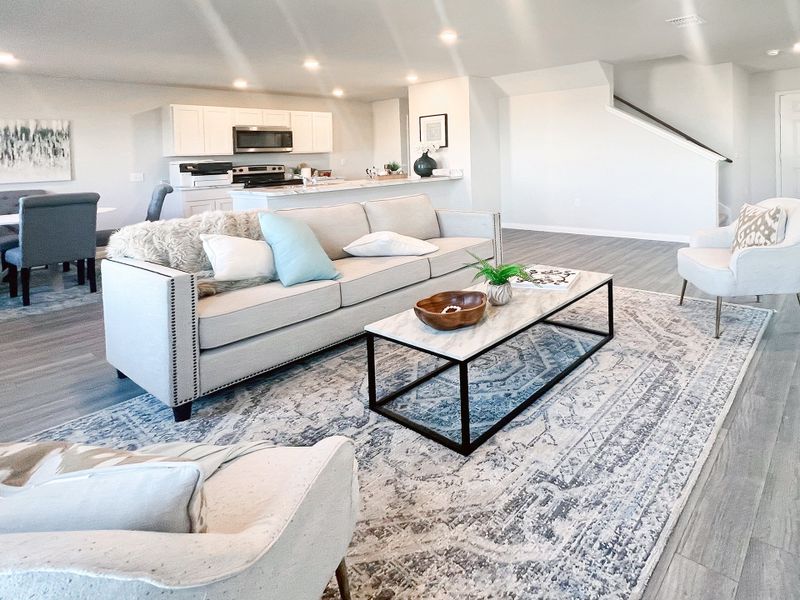 Furnished interior view inside a new home in Summit Place, Eden (Image 4).