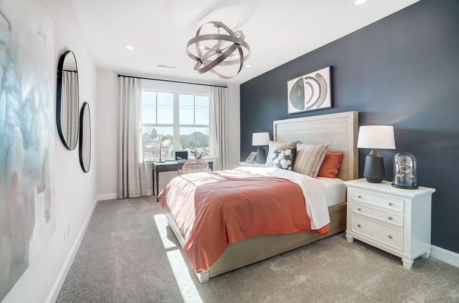 Representative furnished interior of a home built from the Lexington II by Caruso Homes in Rolling Meadows, Mooresville (Image 53).