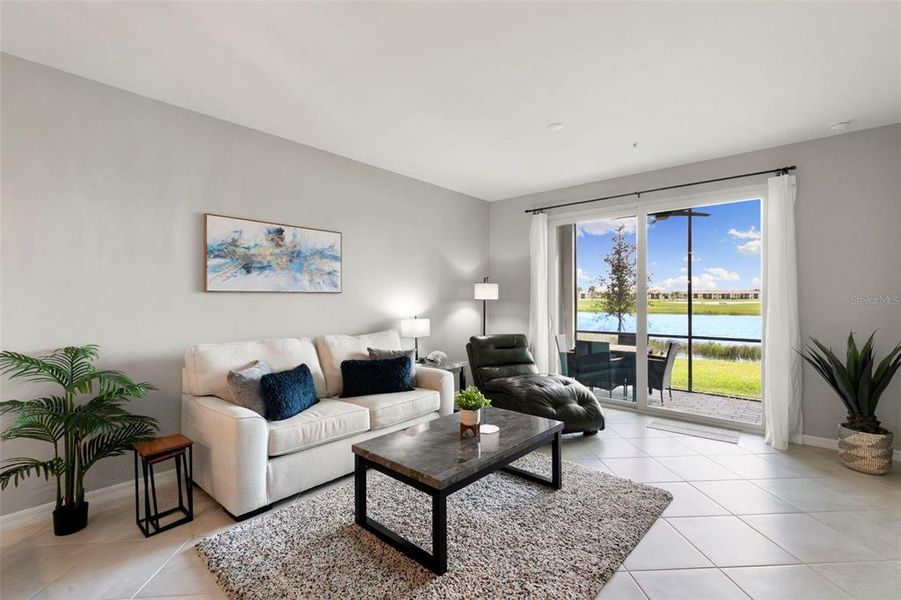 Furnished interior view inside a new home in , Punta Gorda (Image 15).