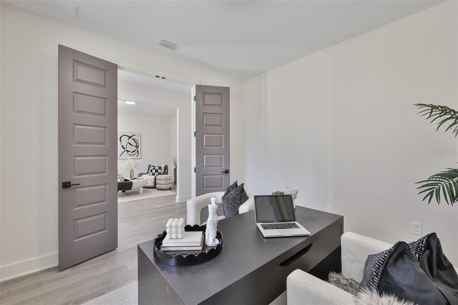 Furnished interior view inside a new home in , Tampa (Image 18).