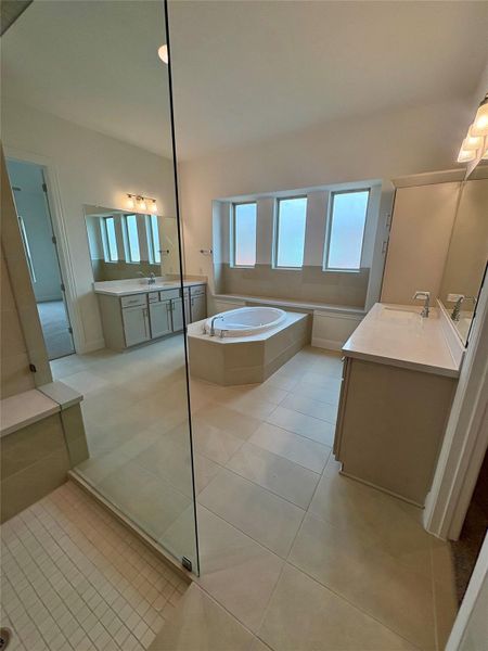 Furnished interior view inside a new home in Retreat at San Gabriel, Georgetown (Image 7).