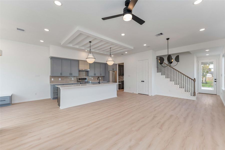 Spacious, unfurnished interior of a new home in , Houston (Image 26). Spacious, unfurnished interior of a new home in , Houston (Image 26).