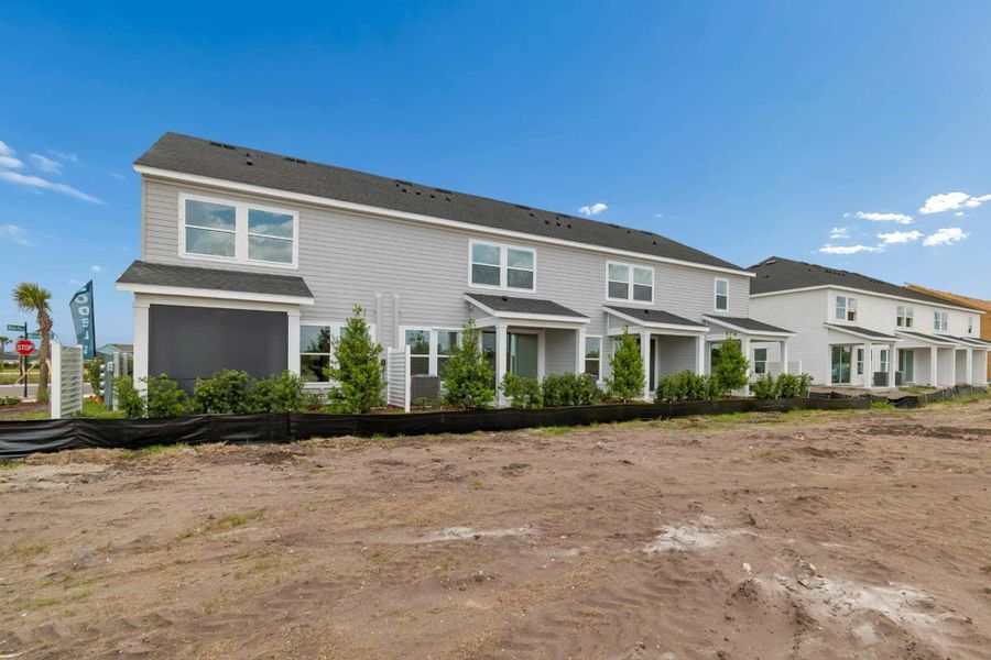 Representative exterior details of a home built from the The Cowden by David Weekley Homes in Preserve at The Cays – The Harbor Series, Daytona Beach (Image 4).