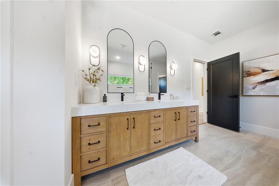 Furnished interior view inside a new home in , Atlanta (Image 18).