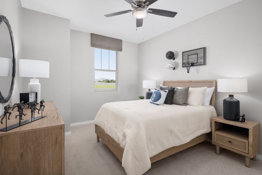 Representative furnished interior of a home built from the Pantano by Beazer Homes in Montana Vista: Highland, Buckeye (Image 15).