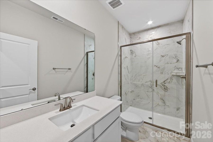 First floor full bathroom