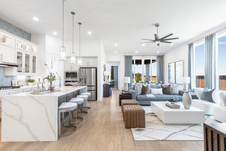 Furnished interior view inside a new home in ARTAVIA: 60ft. lots, Conroe (Image 5). Furnished interior view inside a new home in ARTAVIA: 60ft. lots, Conroe (Image 5).