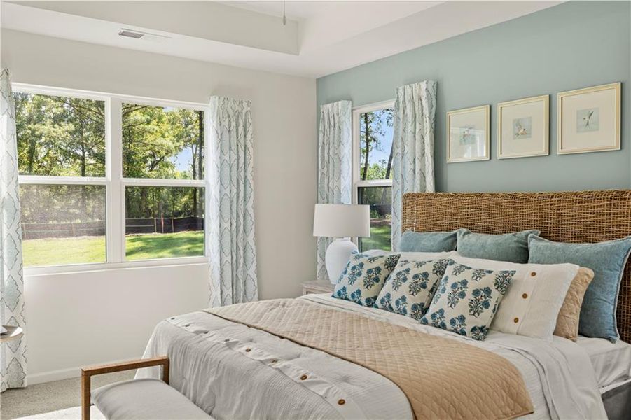 Furnished interior view inside a new home in , Buckhead (Image 35).