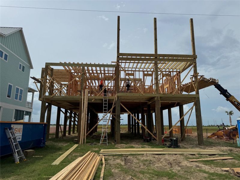 Construction started 8/25