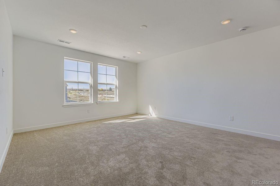 Spacious, unfurnished interior of a new home in Newlin Crossing: The Monarch Collection, Parker (Image 15). Spacious, unfurnished interior of a new home in Newlin Crossing: The Monarch Collection, Parker (Image 15).