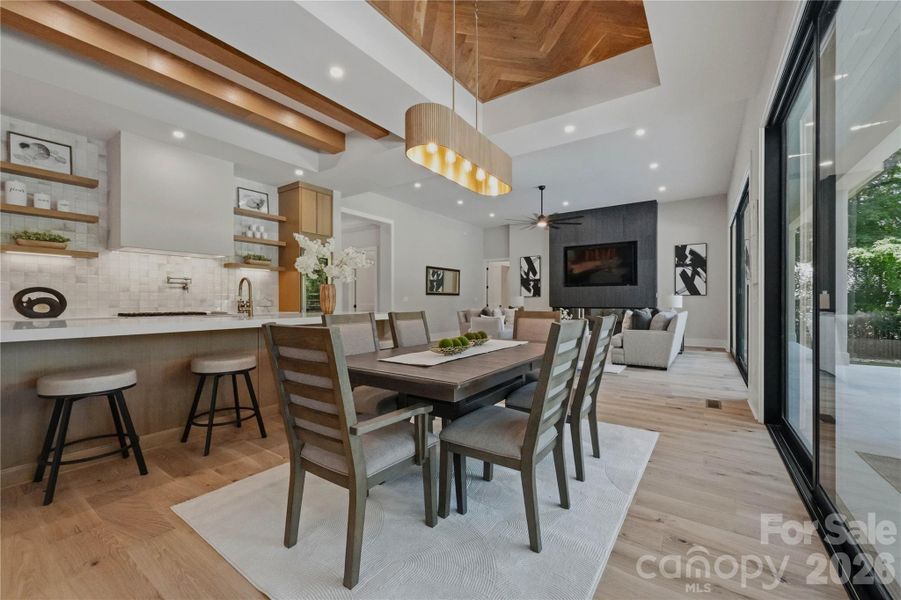 Furnished interior view inside a new home in , Cornelius (Image 9).