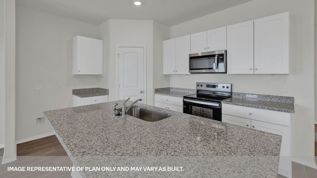 Furnished interior view inside a new home in Arroyo Ranch, Seguin (Image 8).