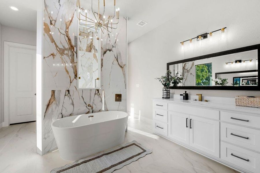 Furnished interior view inside a new home in , Canyon Lake (Image 14). Furnished interior view inside a new home in , Canyon Lake (Image 14).