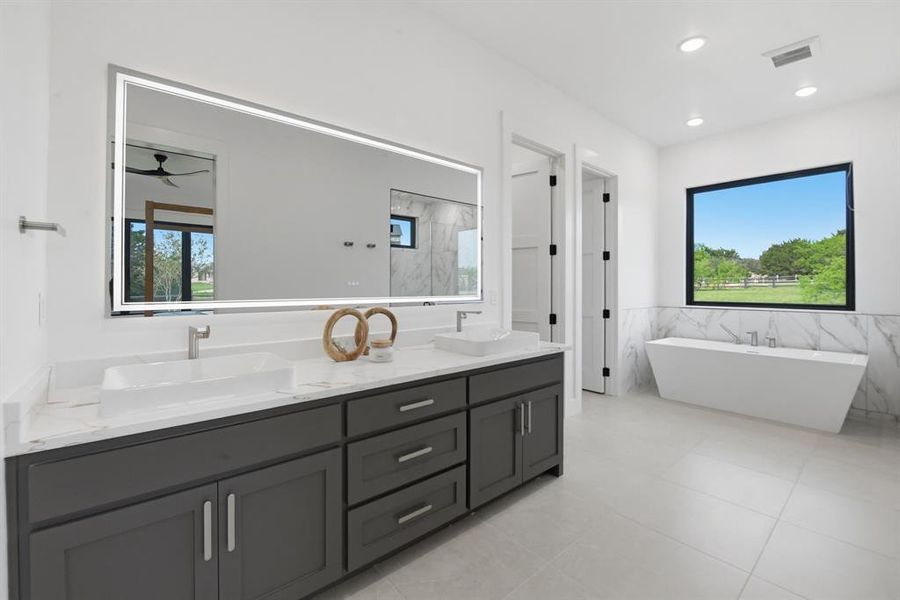 Furnished interior view inside a new home in , Graford (Image 7).