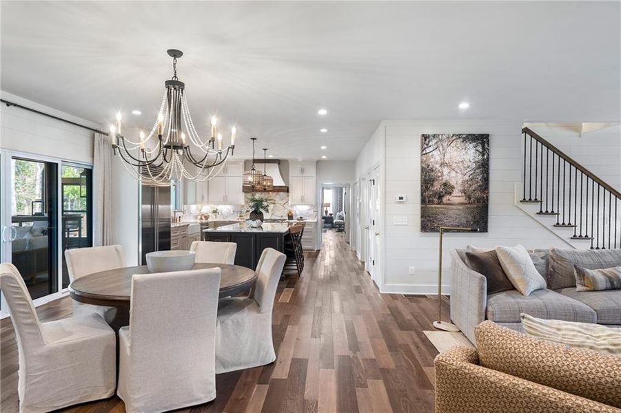 Furnished interior view inside a new home in , Canton (Image 33).