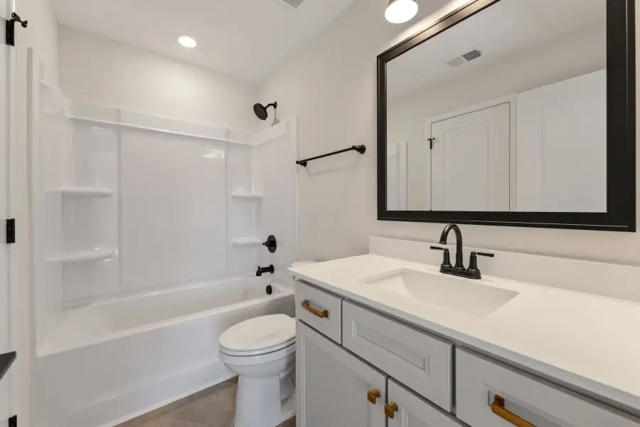 Furnished interior view inside a new home in Ridgecrest at Midway, Anderson (Image 13).