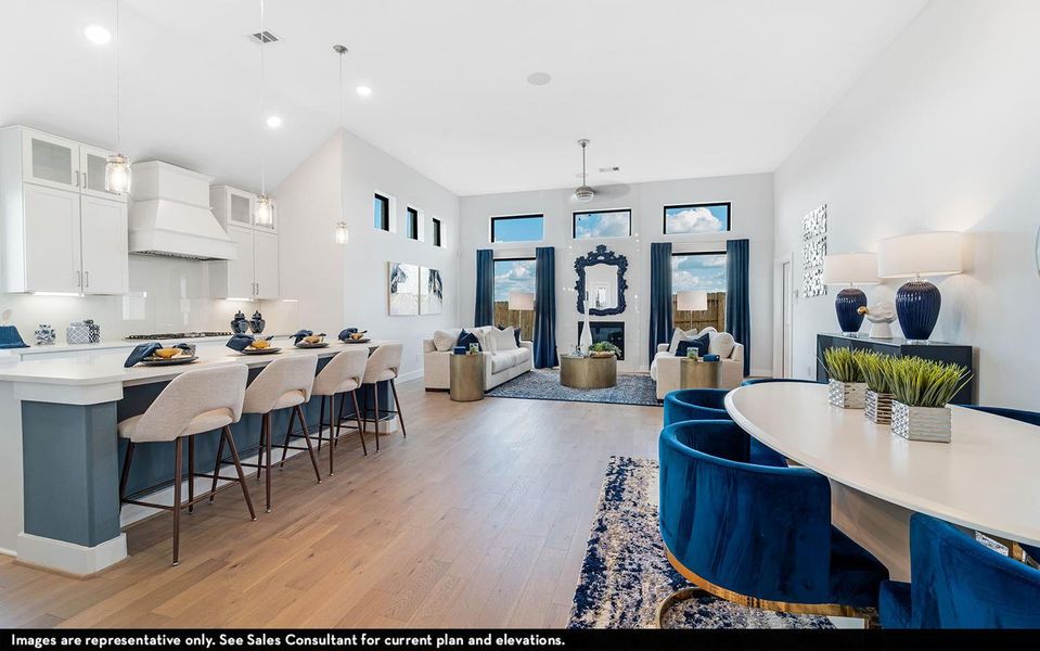 Furnished interior view inside a new home in River Ranch Meadows, Dayton (Image 8).