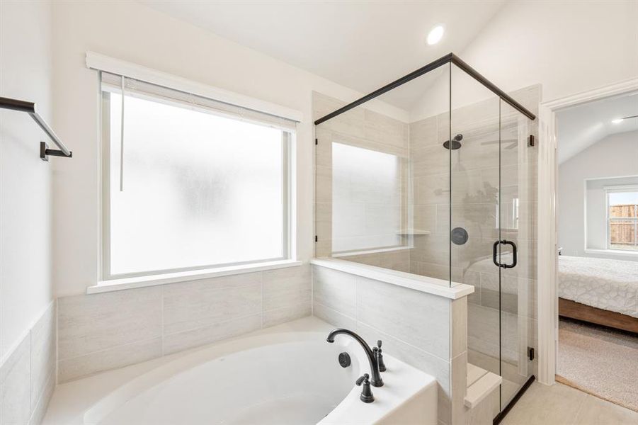 Furnished interior view inside a new home in ArrowBrooke, Aubrey (Image 14).