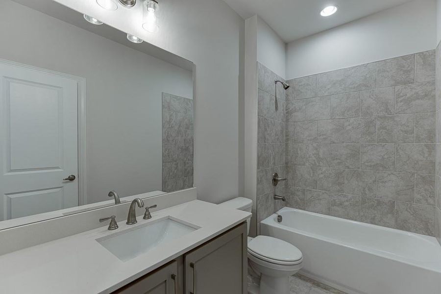 Furnished interior view inside a new home in , Buford (Image 5).