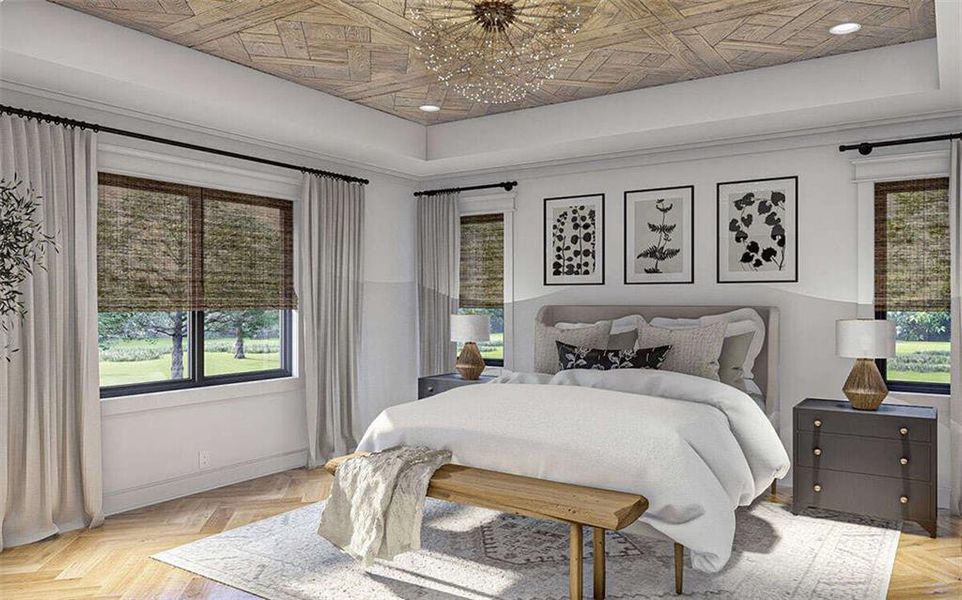 Furnished interior view inside a new home in , Marietta (Image 13).