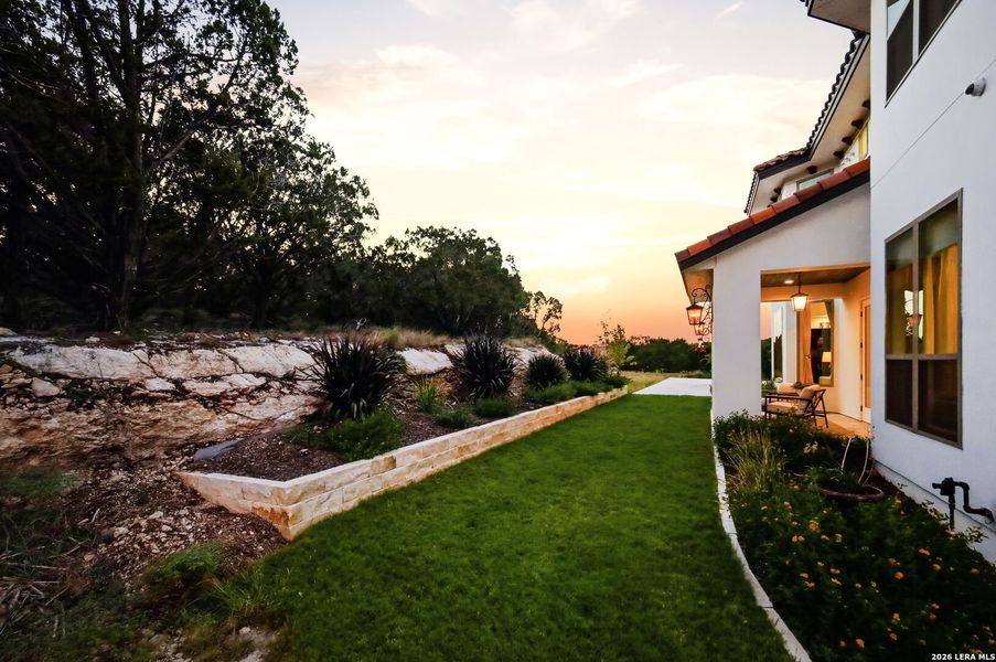 Exterior details and patio area of a home in , Boerne (Image 27).