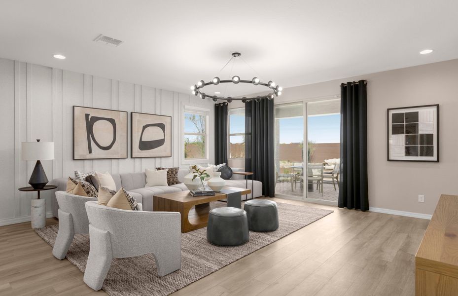 Representative furnished interior of a home built from the Barletta by Pulte Homes in Alamar, Tolleson (Image 8).