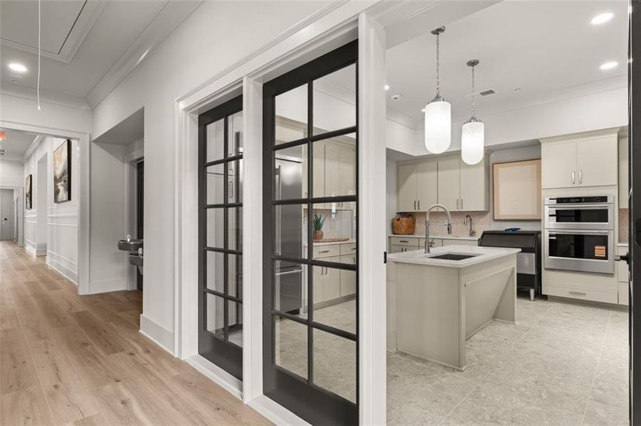 Furnished interior view inside a new home in Soleil Summit Chase, Snellville (Image 17).